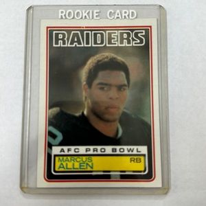 1983 Topps Marcus Allen Football Card